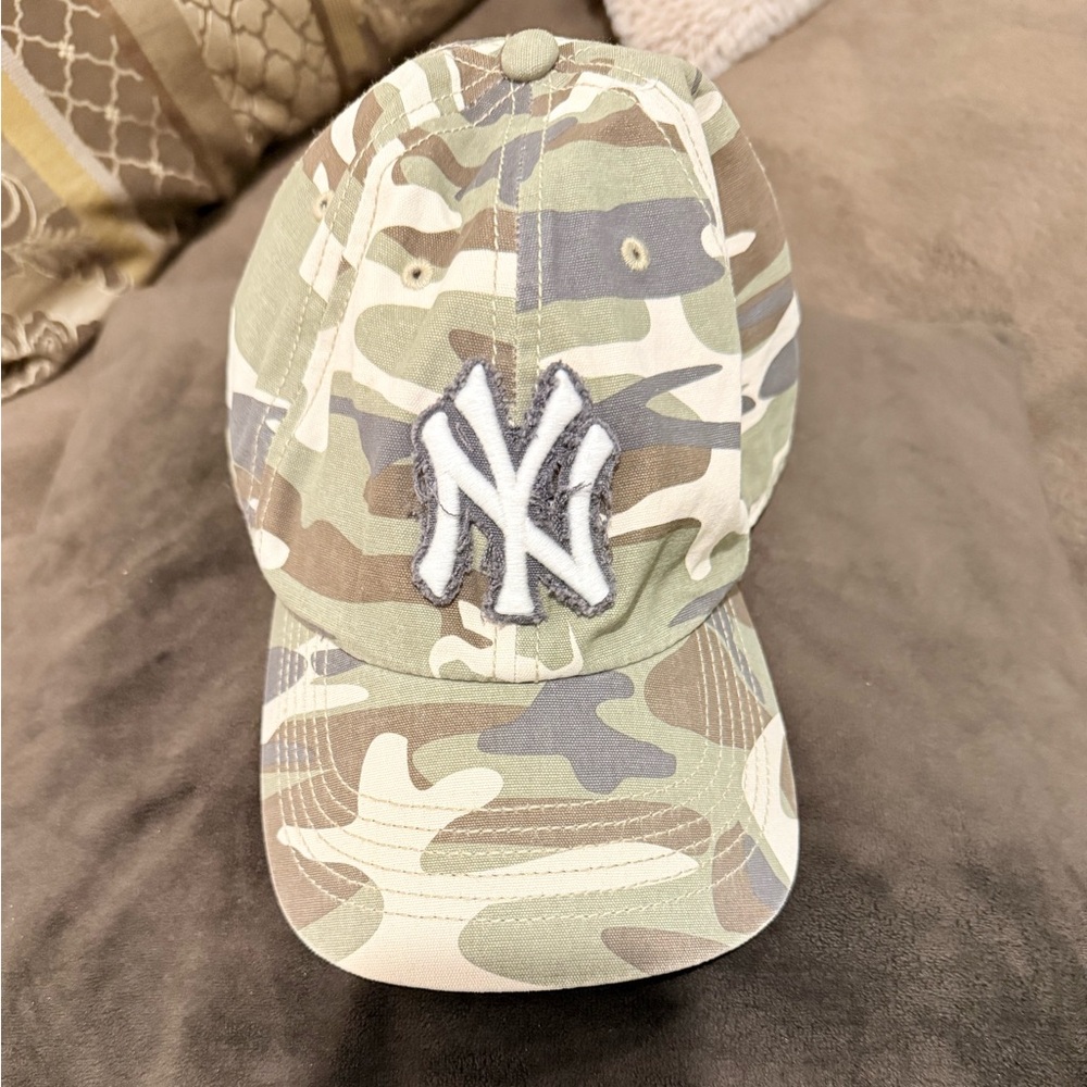 47 brand camo Yankee hat